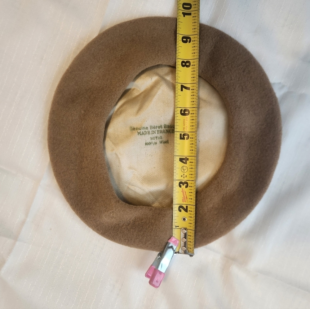 Vintage Wool Beret Baque Made in France - Picture 2 of 6